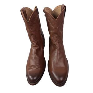 Tecovas The Dean Leather Zip Boot Men's Brown Size 10EE Cowboy Western 98809